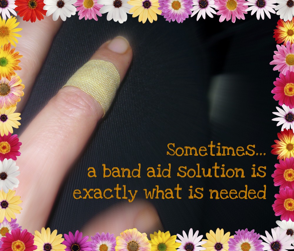 Band aids are one way to show someone you care about that their pain matters to you and you love them and want to help them, and want to console and nurture